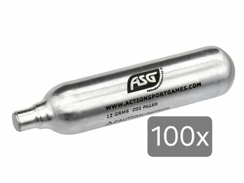 ASG CO2 Patroon 12g - 100 stuks