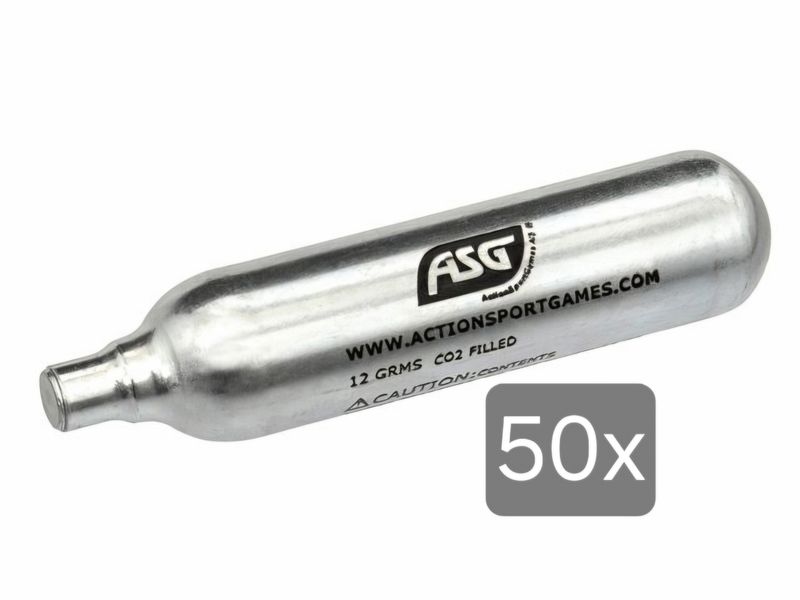 ASG CO2 Patroon 12g - 50 stuks