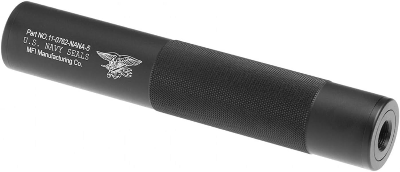 FMA Navy Seals Silencer 198x35mm CW/CCW - Black