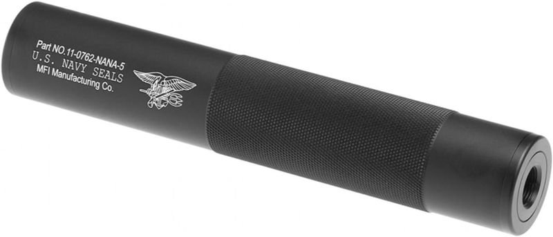 FMA Navy Seals Silencer 198x35mm CW/CCW - Black