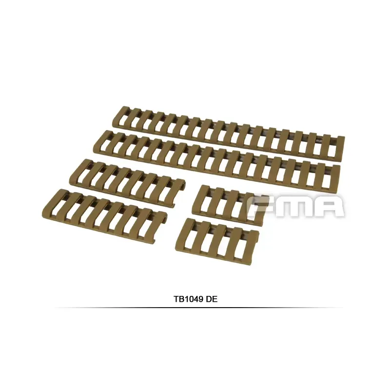 FMA rubberen railcovers - Dark Earth