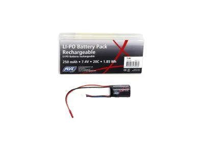 ASG 7.4V LiPo 250 mAh 20C