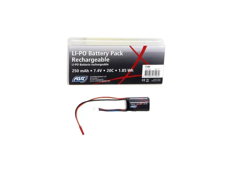 ASG 7.4V LiPo 250 mAh 20C