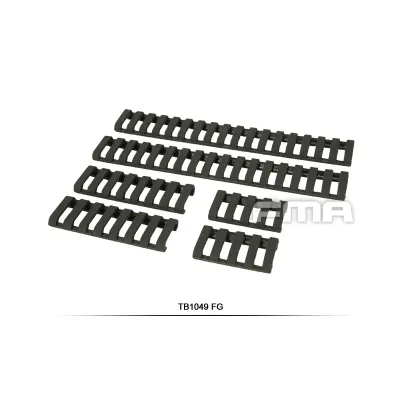 FMA rubberen railcovers - Fiolage Green