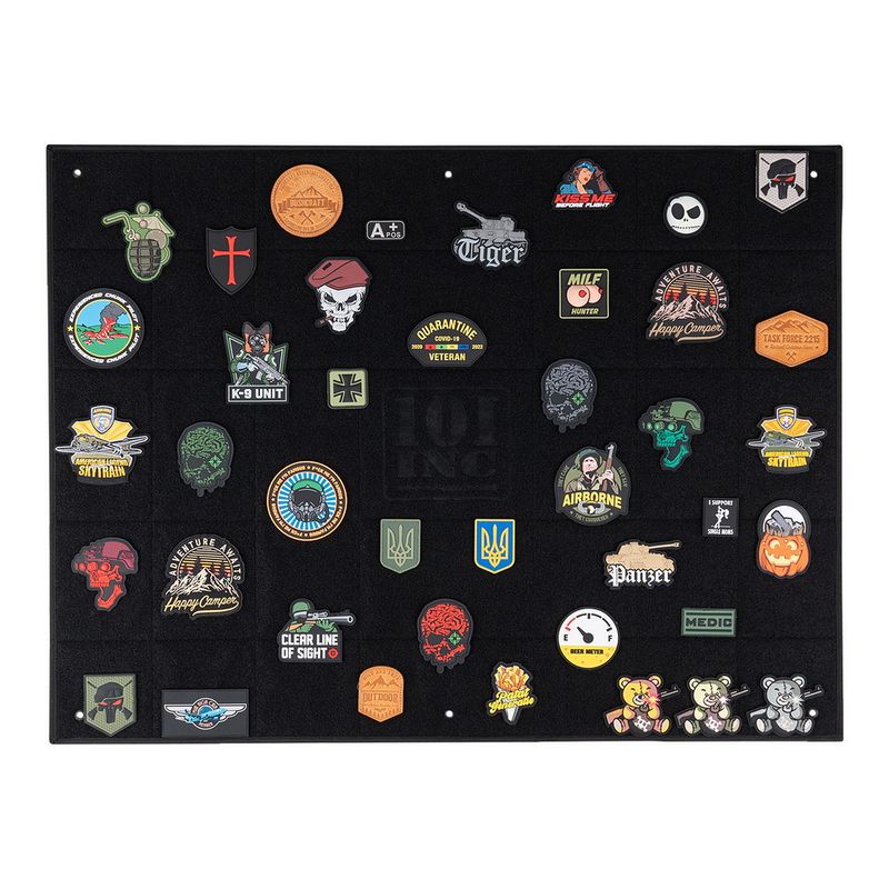 Grote Patch Wall 100x75cm - Black