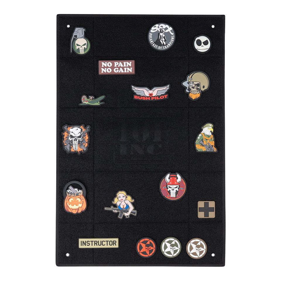 Kleine Patch Wall 50x75cm - Black