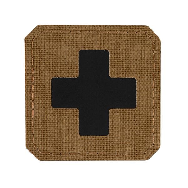 M-Tac patch Medic Cross Laser Cut - Coyote/Black