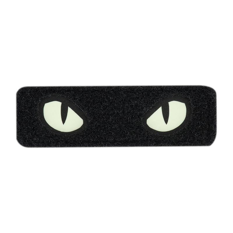 M-Tac Cat Eyes Patch Laser Cut Glow in the Dark Type 2 – Zwart/Wit