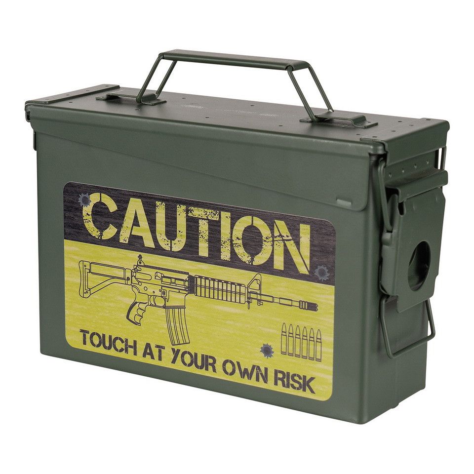 Munitiekist 30 Cal. - Caution Risk