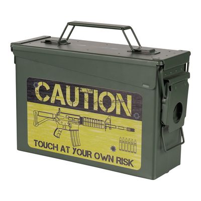 Munitiekist 30 Cal. - Caution Risk