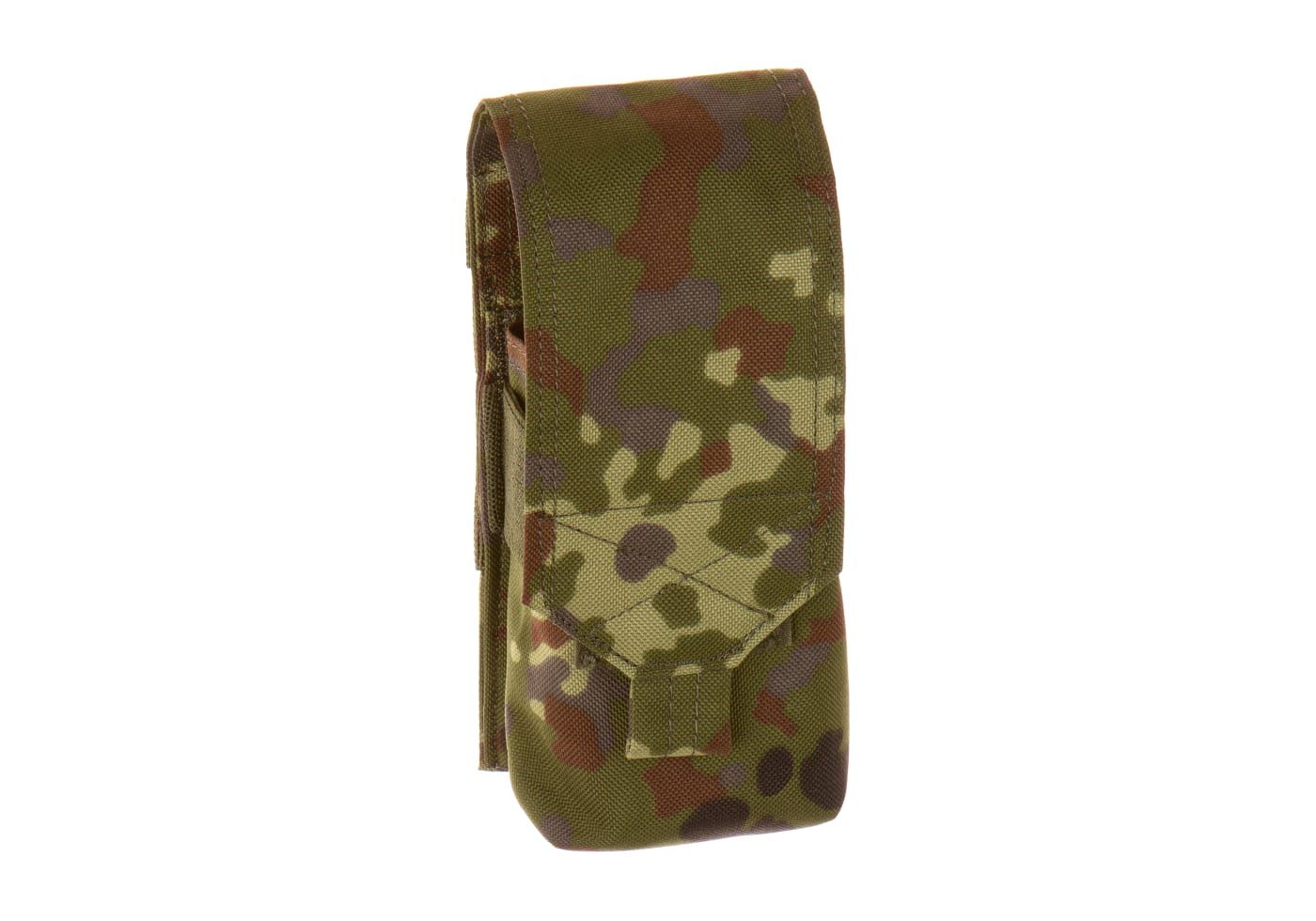 Invader Gear 5.56 1x Double Mag Pouch - Flecktarn