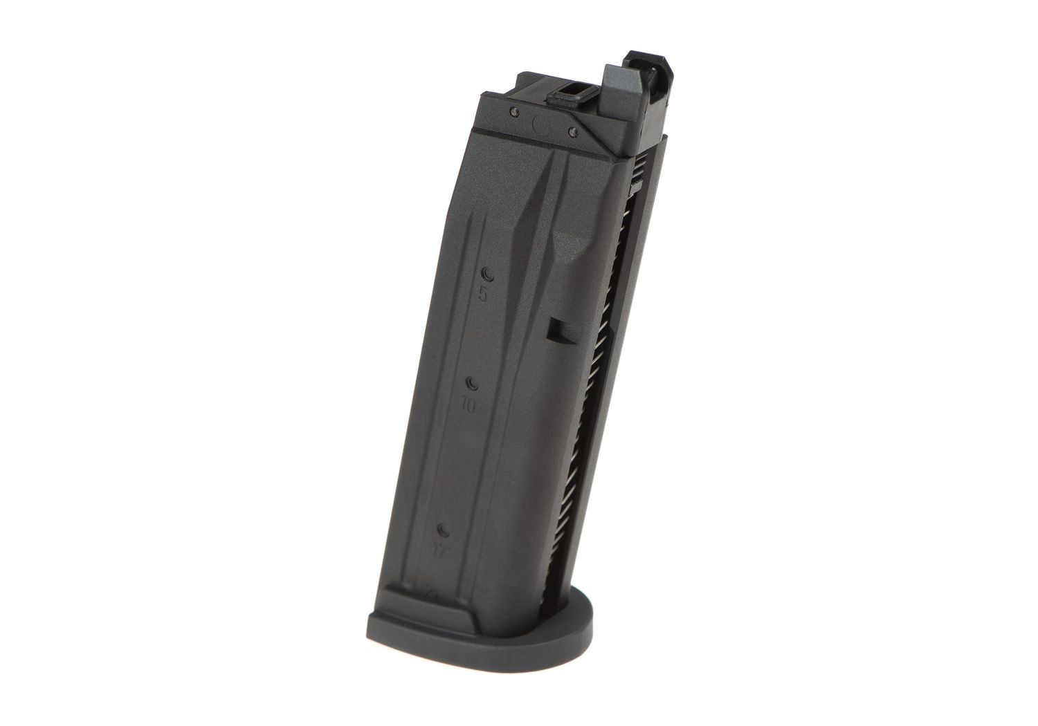 SIG Sauer P320 M18 GBB Magazijn 21rds, Kleur: Zwart