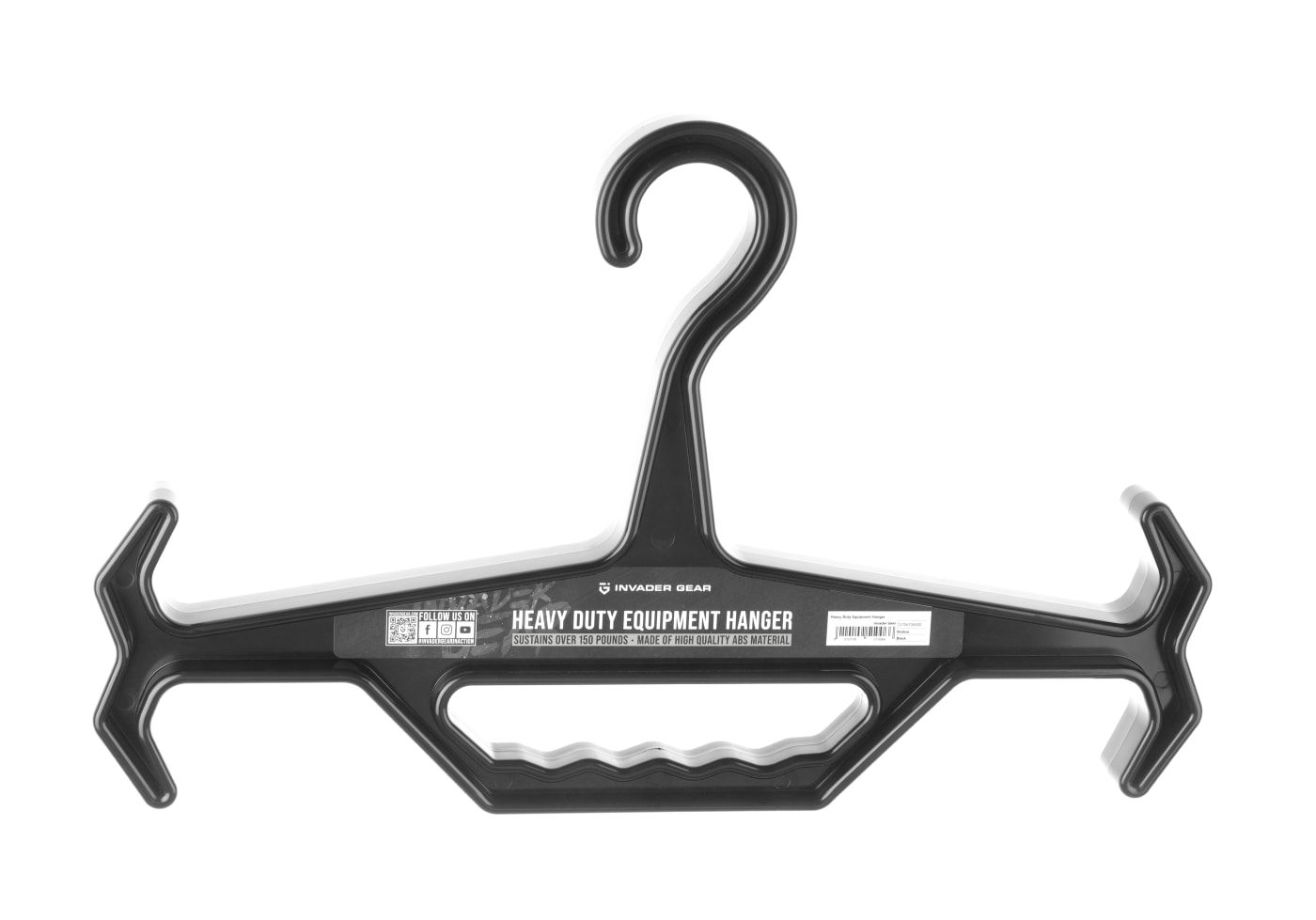 Invader Gear Heavy Duty Equipment Hanger, Kleur: Zwart