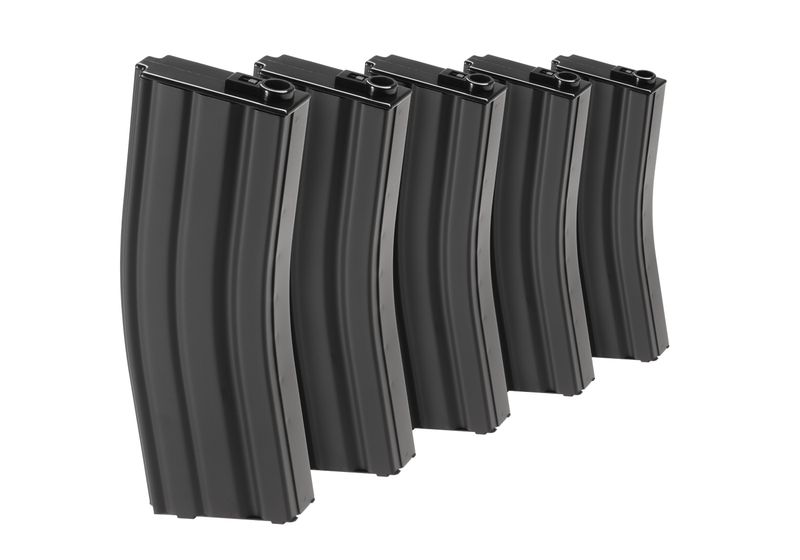 G&amp;G magazijn M4 Midcap Metal 125rds 5pcs set