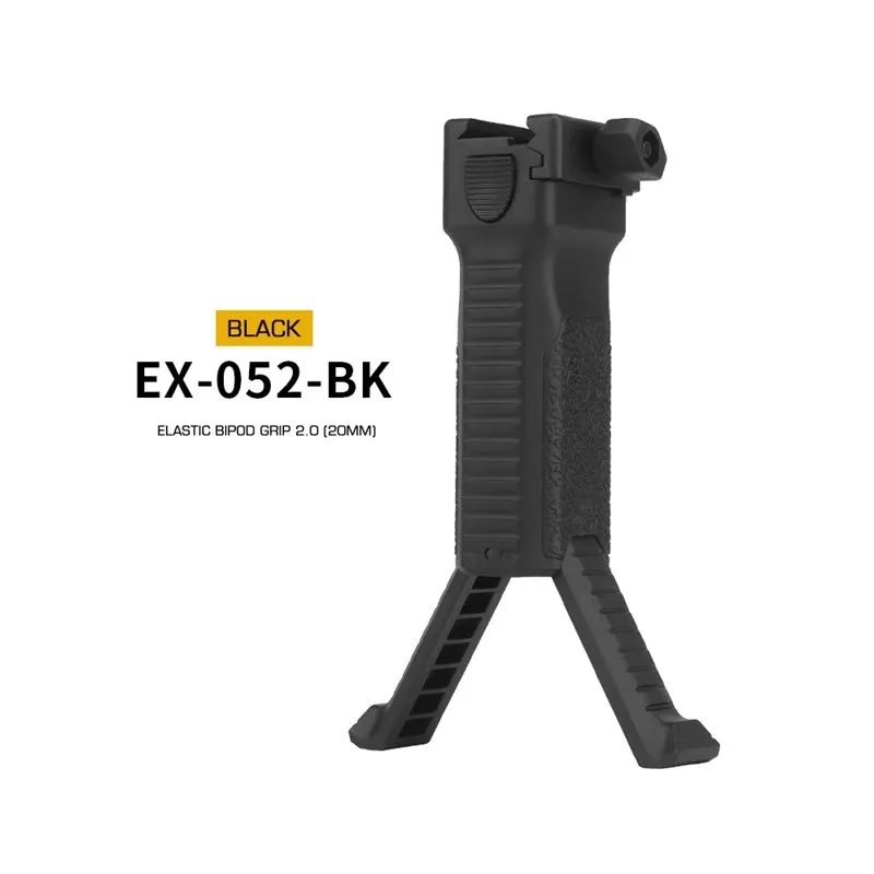 WST Elastic Bipod Grip 2.0, Kleur: Zwart