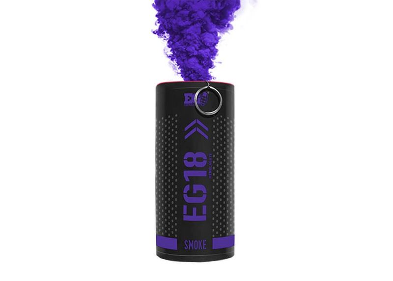 Enola Gaye EG18 Smoke Grenade - Purple - 90s