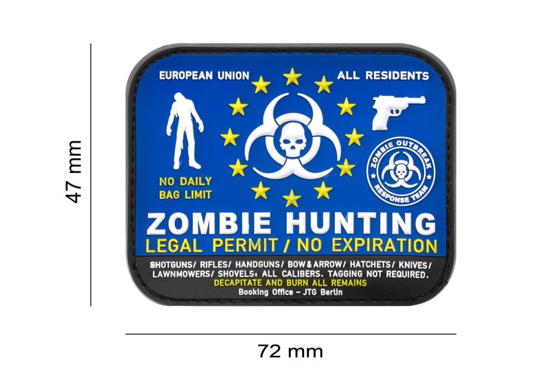 JTG Zombie Hunter Rubber Patch