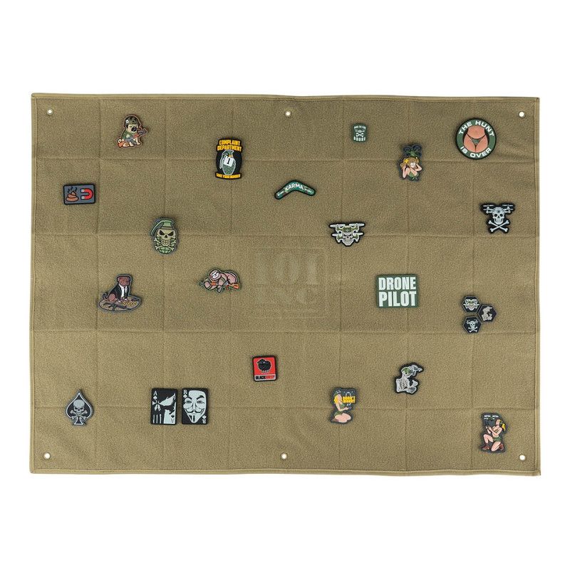 Grote Patch Wall 100x75cm - Coyote