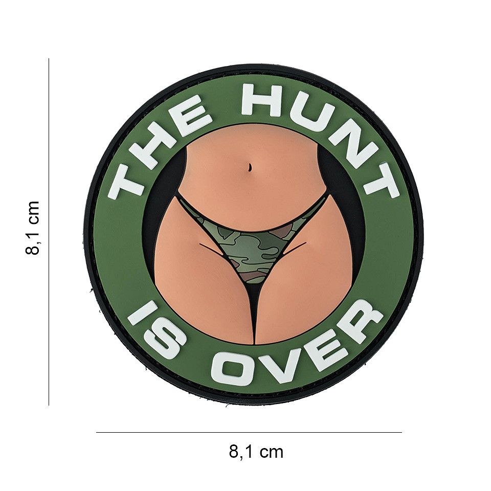 The Hunt Is Over 3D PVC Patch