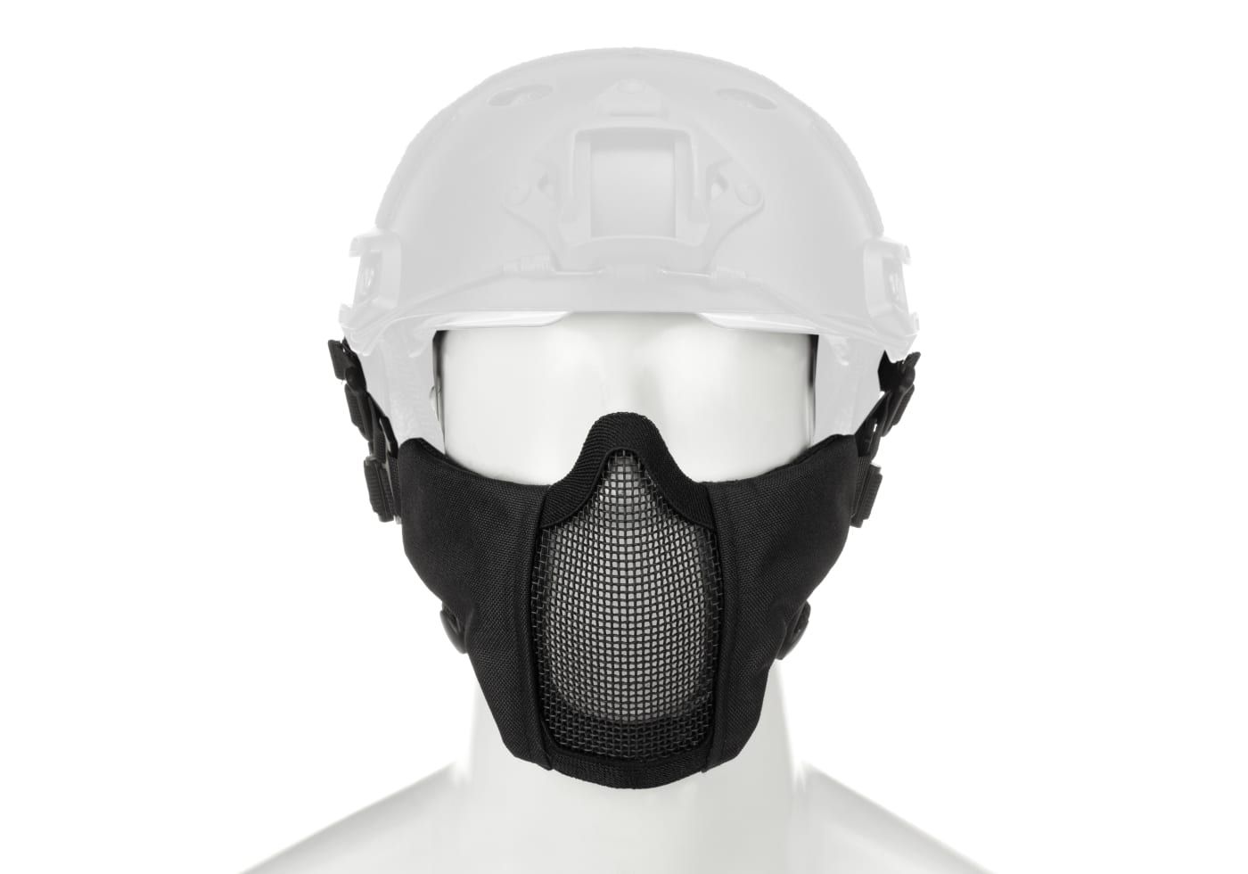​Invader Gear Mk.II Steel Half Face Mask FAST Version, Kleur: Zwart