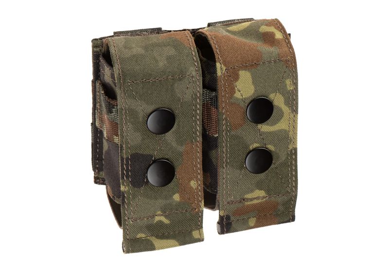 ​Clawgear Flashbang/40mm Double Pouch Core - Flecktarn