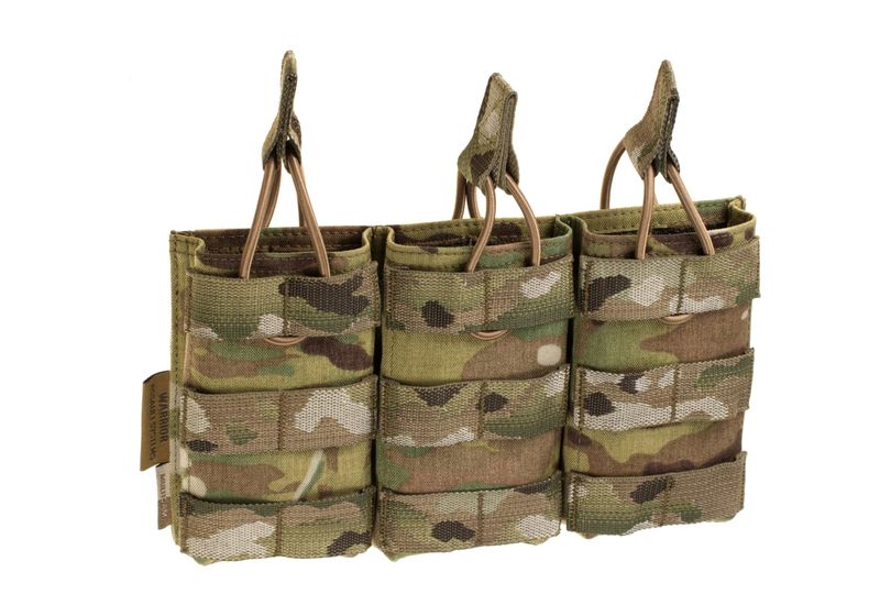 Warrior Triple Open Mag Pouch M4 5.56mm - Multicam