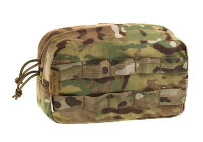 Warrior Medium Horizontal MOLLE Pouch Zipped - Multicam