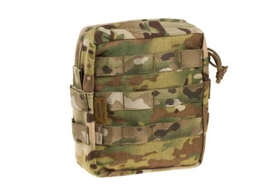 Warrior Medium Horizontal MOLLE Utility Pouch Zipped - Multicam