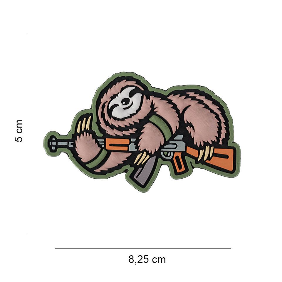 ​101 INC Armed Sloth 3D PVC Patch