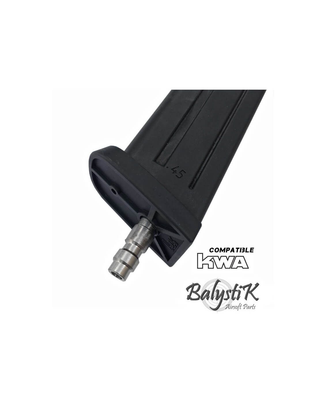 Balystik HPA Male Connector voor KWA/G&amp;G GBB - EU/US