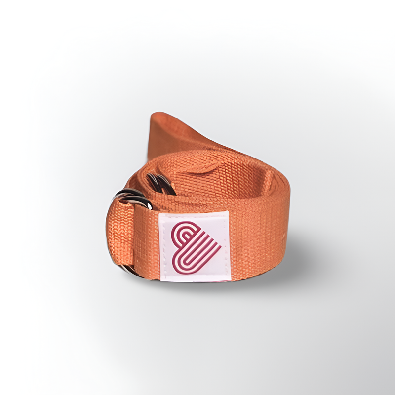 Yoga belt &amp; Mat Carrying Strap (2 in 1) - Orange
