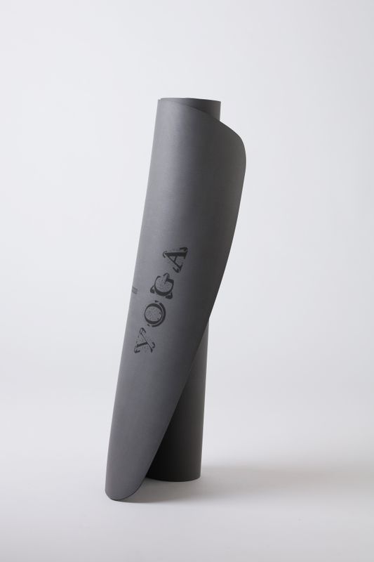 The Yoga mat - Eco-Grip | Lotus Series | Charcoal