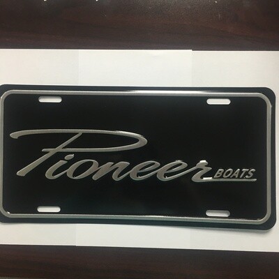 Pioneer License Plate