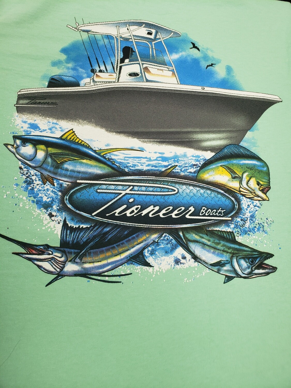 Pioneer Long Sleeve Green T-shirt