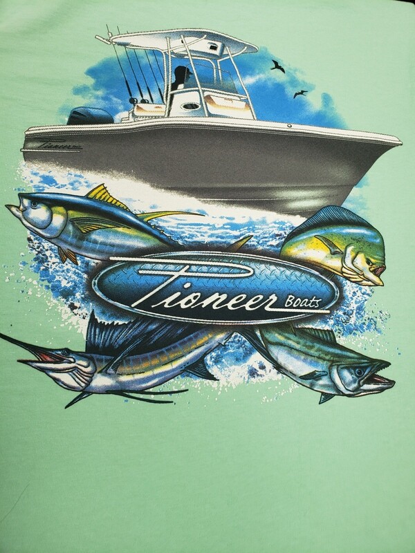 Pioneer Long Sleeve Green T-shirt