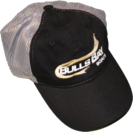 Bulls Bay Black and Gray Soft Bill Hat