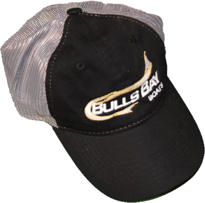 Bulls Bay Black and Gray Soft Bill Hat