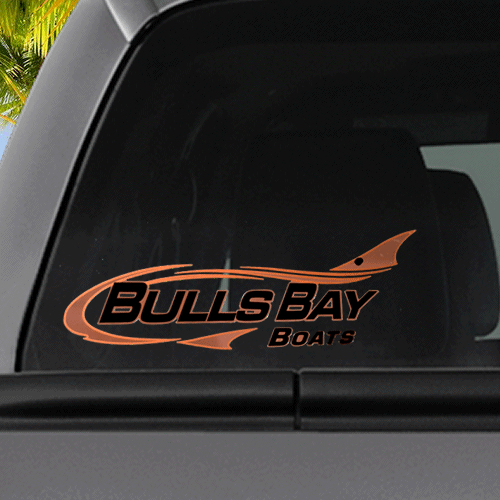Bulls Bay Window Decal 10&quot;