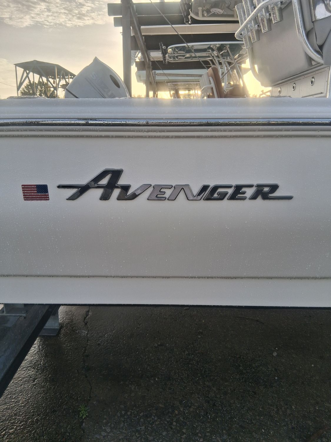 AVENGER BOAT DECAL