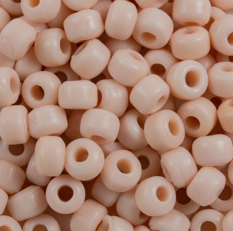 9mm Crow Bead - Cream