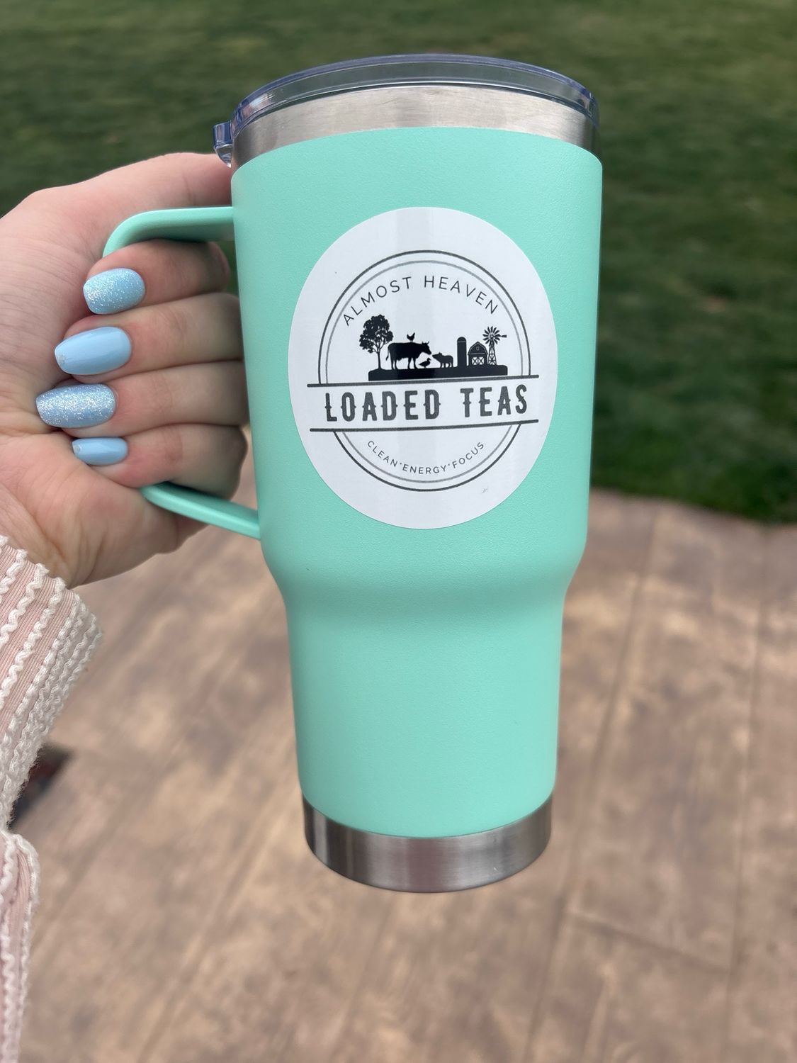 Turquoise 20 oz Cup
