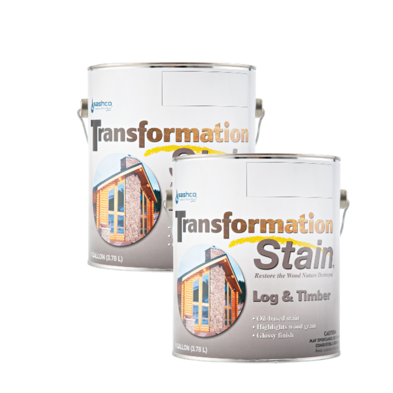 Transformation Log & Timber Stain® Transformation Log & Timber Stain®