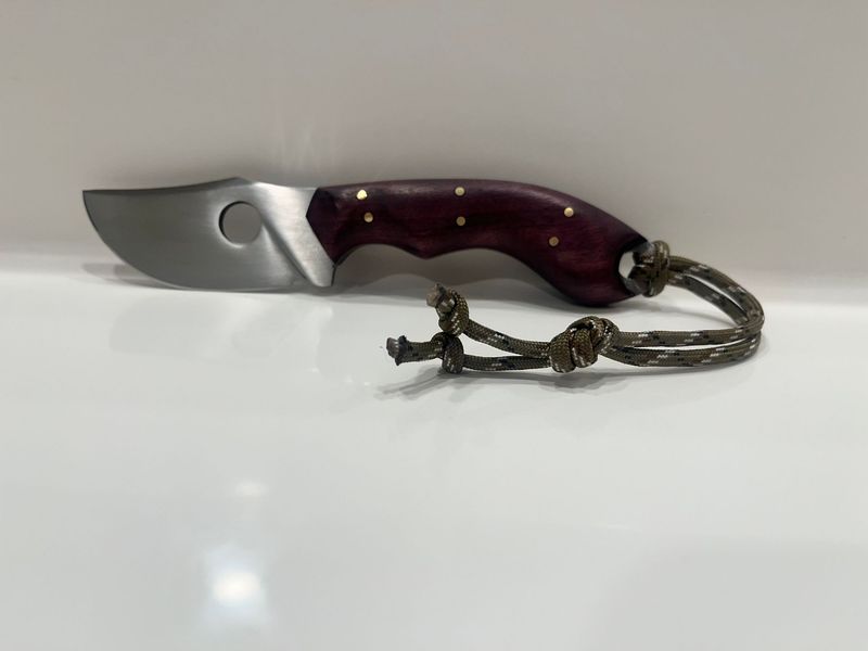 Skinning Knife - Purple Heart Skinning Knife - Purple Heart