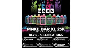 MNKE Bars 5% XL 25K Disposables