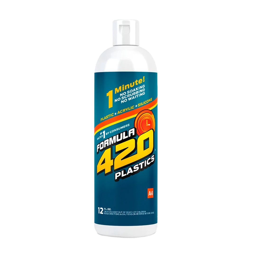 Formula 420 Plastics Cleaner 12oz, Color: blue
