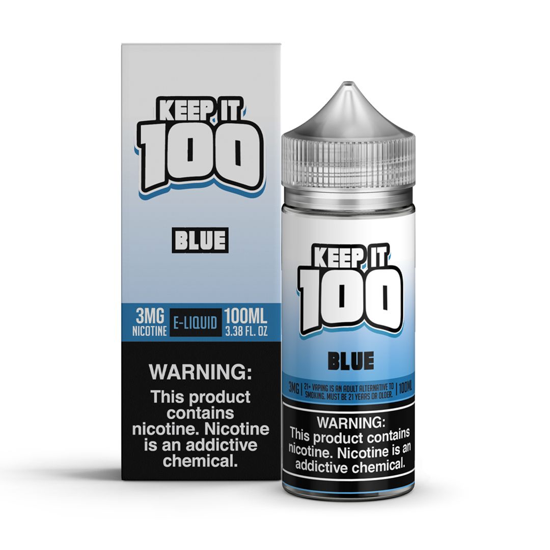 Keep it 100 E-Liquid, Flavor, Nic Level, Size: OG Blue syn, 6mg, 100ml
