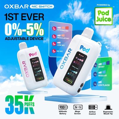 Oxbar Nic Switch 35K Disposables 0%-5%