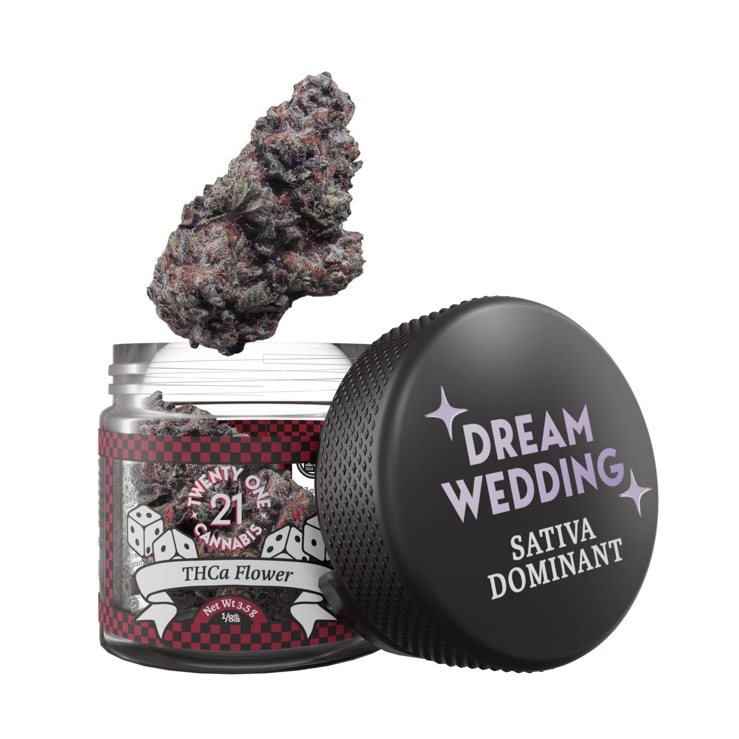 21 Flwr THCa 3.5g, Flavor: Dream Wedding