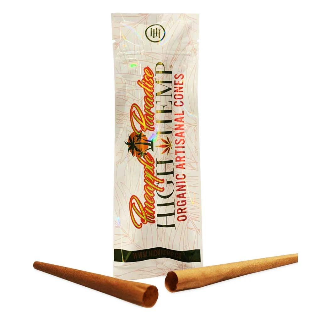High Hemp Cones 2pk, Flavor: Pineapple