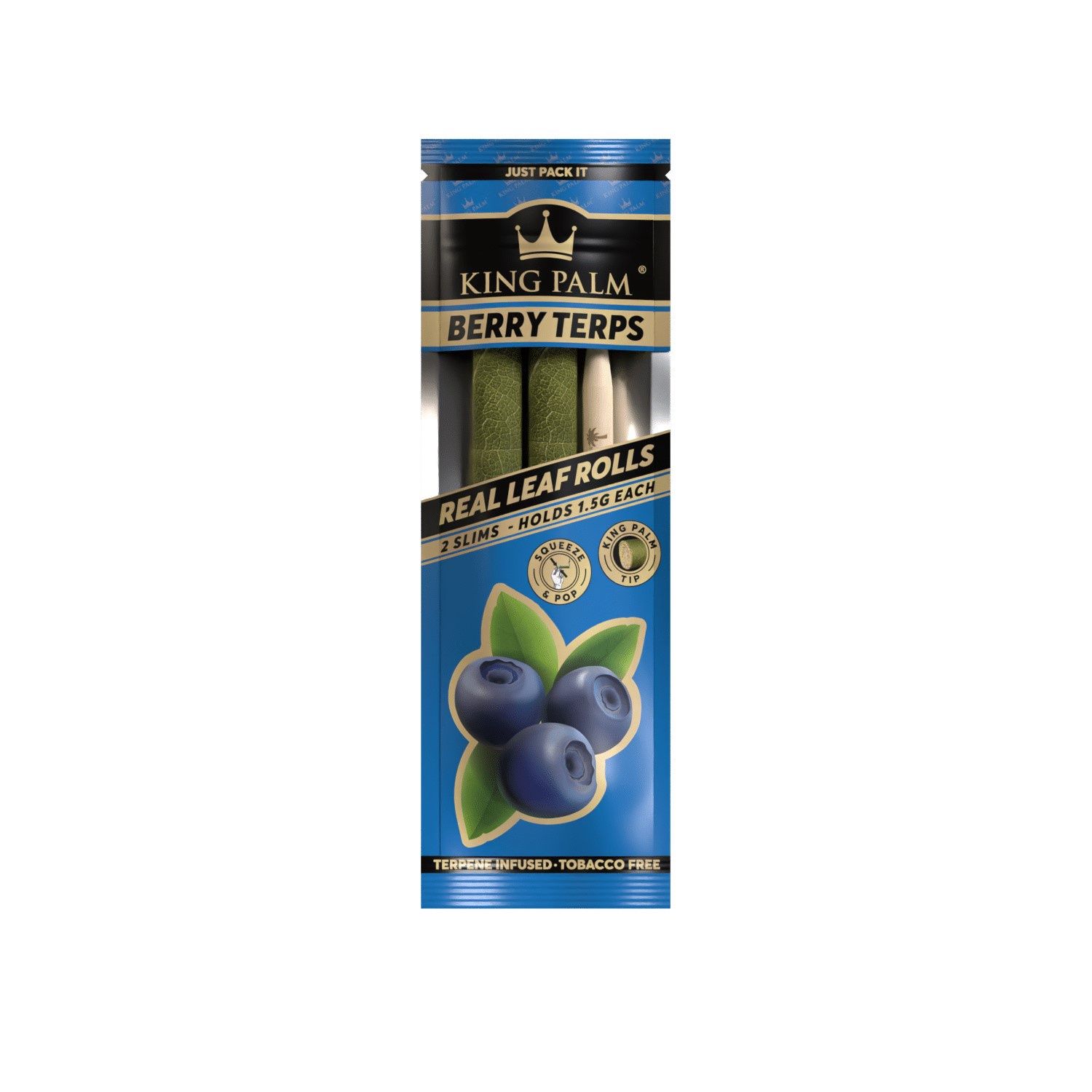 King Palm Slim Cones, Flavor, Size: Berry Terps, 2pk